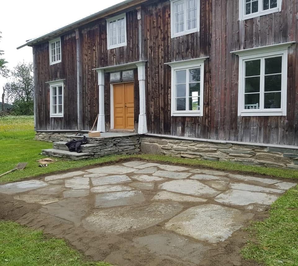 Stenläggning · uteplats